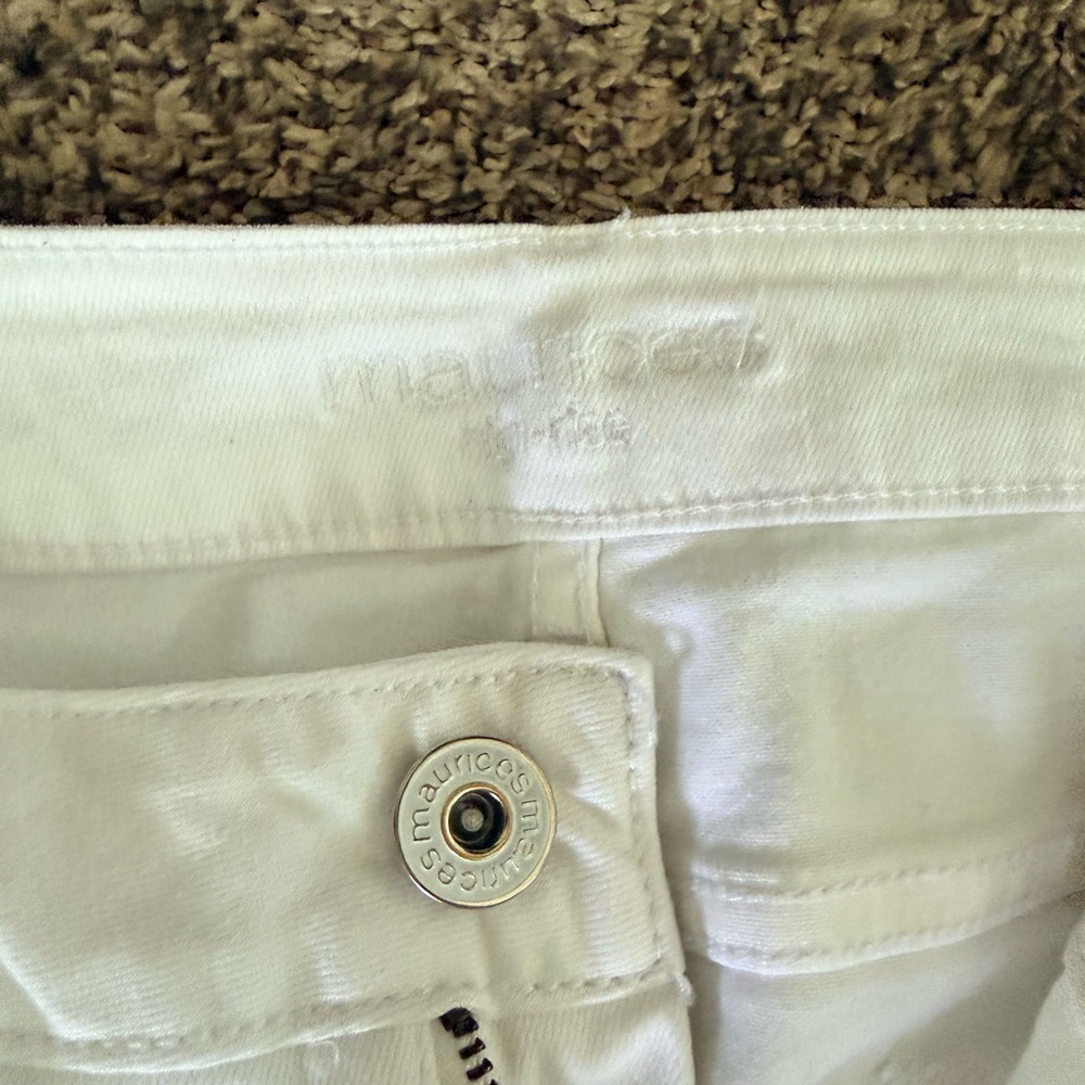 Maurices White Straight-Leg Jeans - Picture 3 of 5